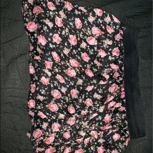 Flowery Skater skirt